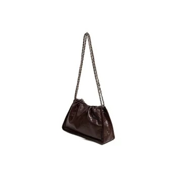 MISS MUSI Cow Leather Portable One Shoulder Bag, Crossbody Bag Regular Women's Havana/Khaki Gray/Biscuit Apricot/Black