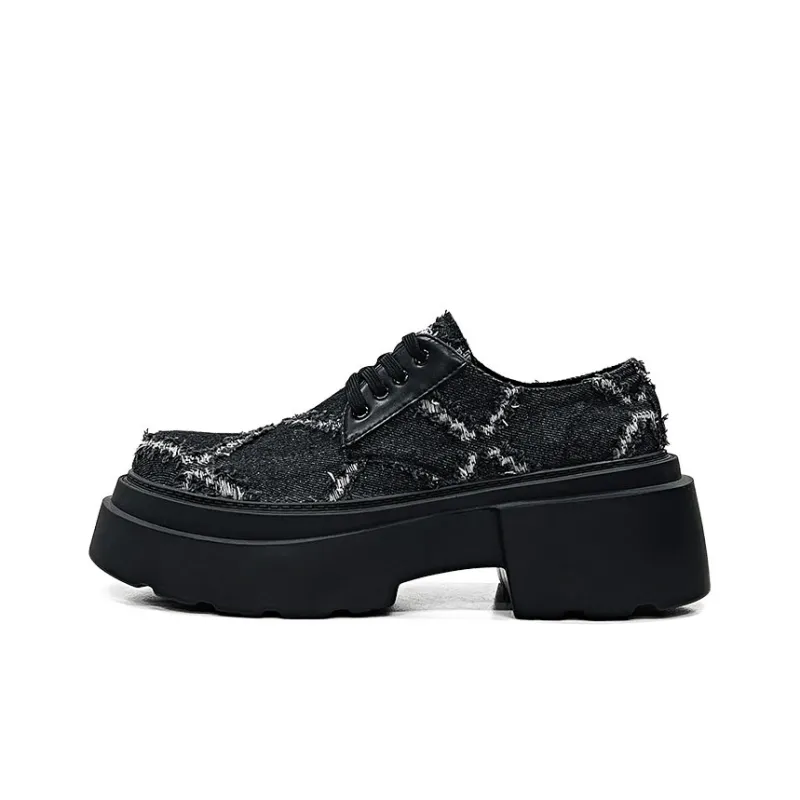 HANQIAORIJI Future Series Casual Shoes 6cm Men's Black-1