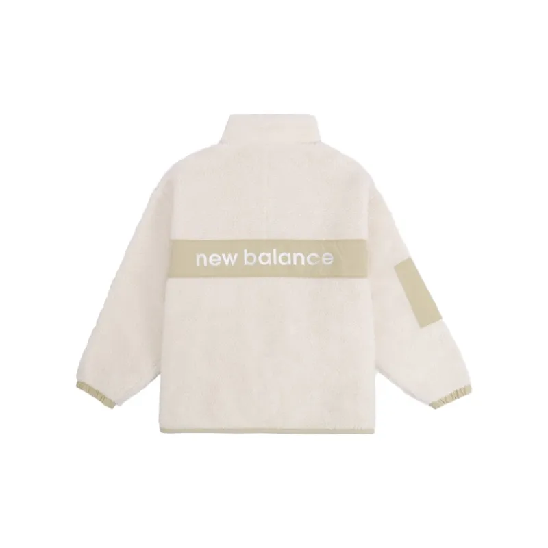 New Balance Velvet Jackets Women's Beige-1