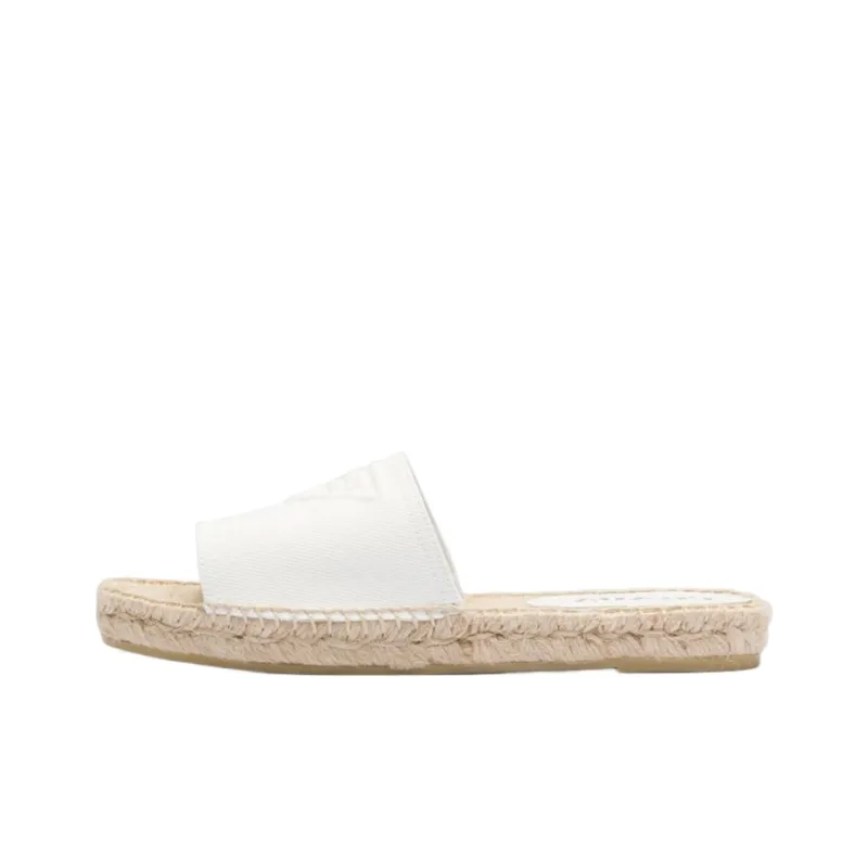 PRADA Slide Slippers Women's White-0