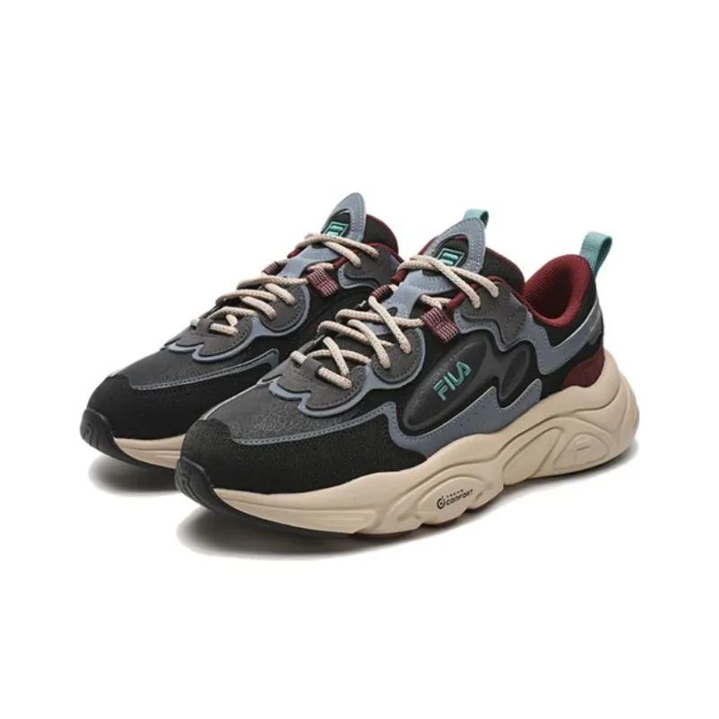 FILA Mars 1S LowTop Running Shoes 'Black Grey Red'-1