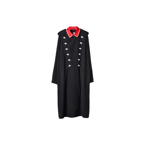 Yohji Yamamoto Trench Coats Men Black