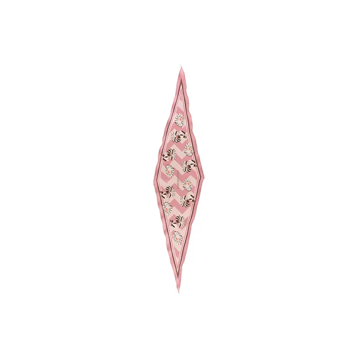 LOST PATTERN Silk Scarves Women's-8