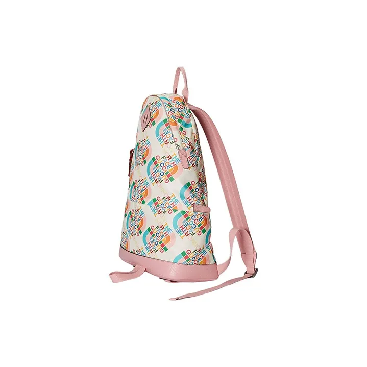 GUCCI The North Face Collaboration Leather Detail Backpack Regular Men's White/Pink-2