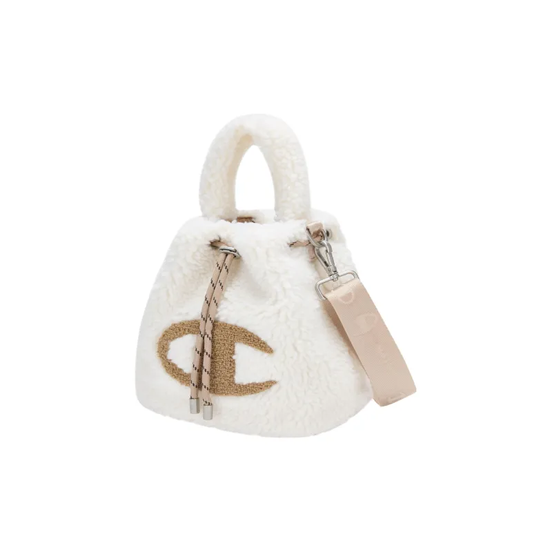 Champion Fluffy Collection Fabric Small Shoulder Bag Bucket Bag Handbag Small Size Unisex Multicolor-1