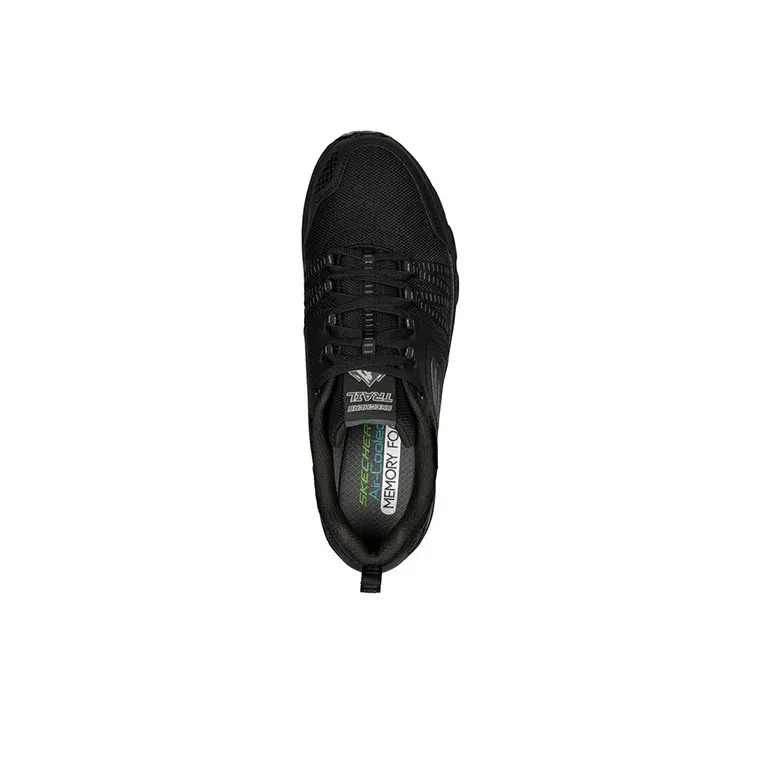 Skechers Escape Plan Cushioning, Slip Resistant, And Abrasion Resistant Low Top Mountaineering Hiking Shoes Men's Black-3