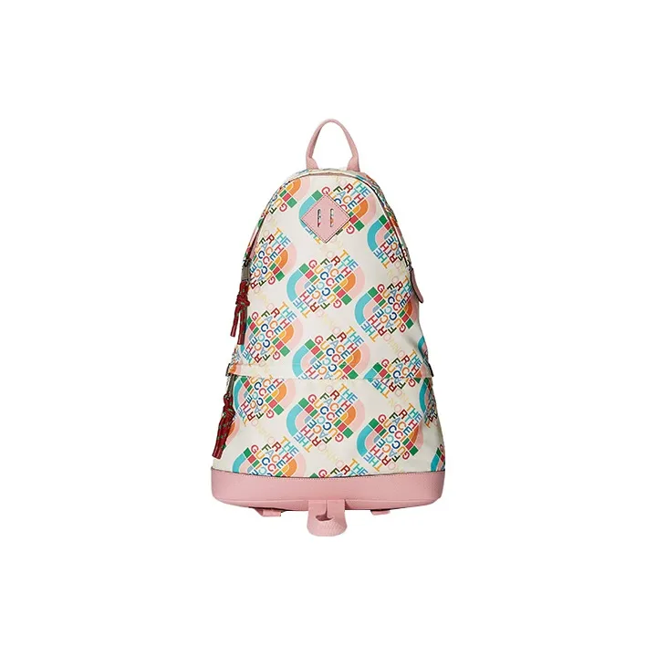 GUCCI The North Face Collaboration Leather Detail Backpack Regular Men's White/Pink-1