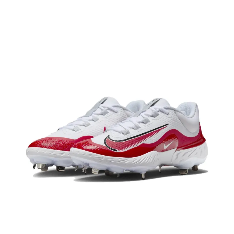 Nike Alpha Huarache Elite 4 Low 'White University Red'-2