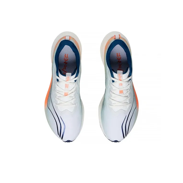 LiNing Red Hare 5 Pro Anti-Slip Wear-Resistant Low-Top Running Shoes White Blue-3