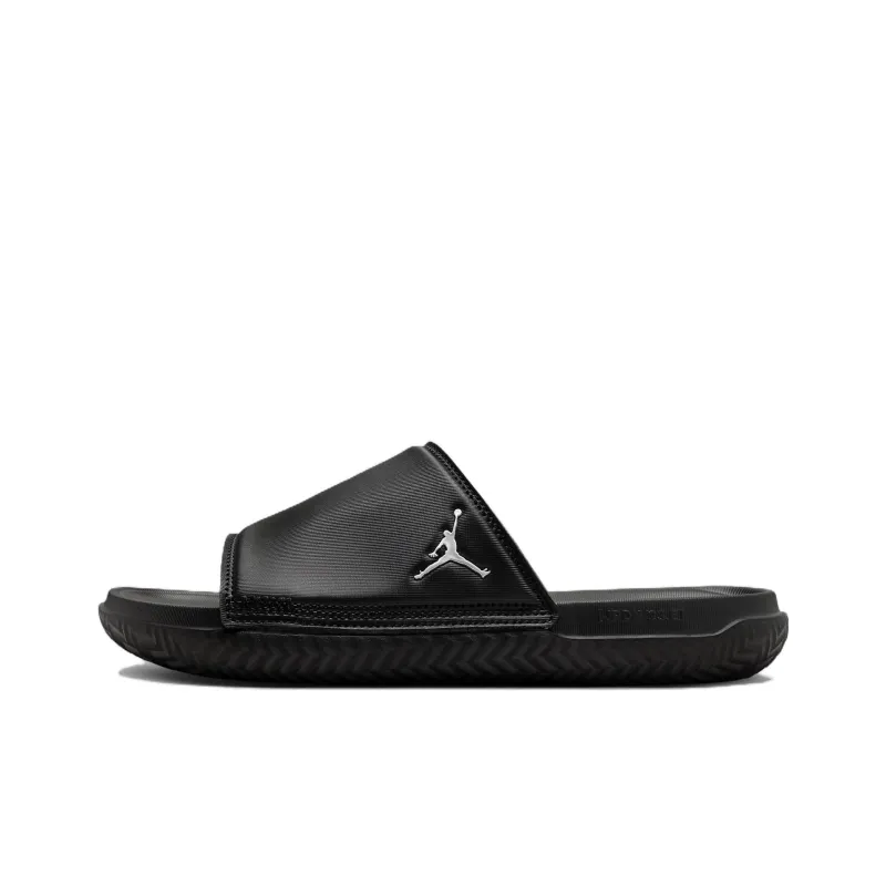 Jordan Play Slide Black Metallic Silver-0