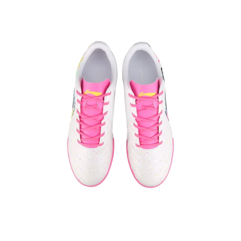 LiNing TF Rubber Broken Studs Artificial Ground Cushioning Soccer Training Shoes Unisex-3