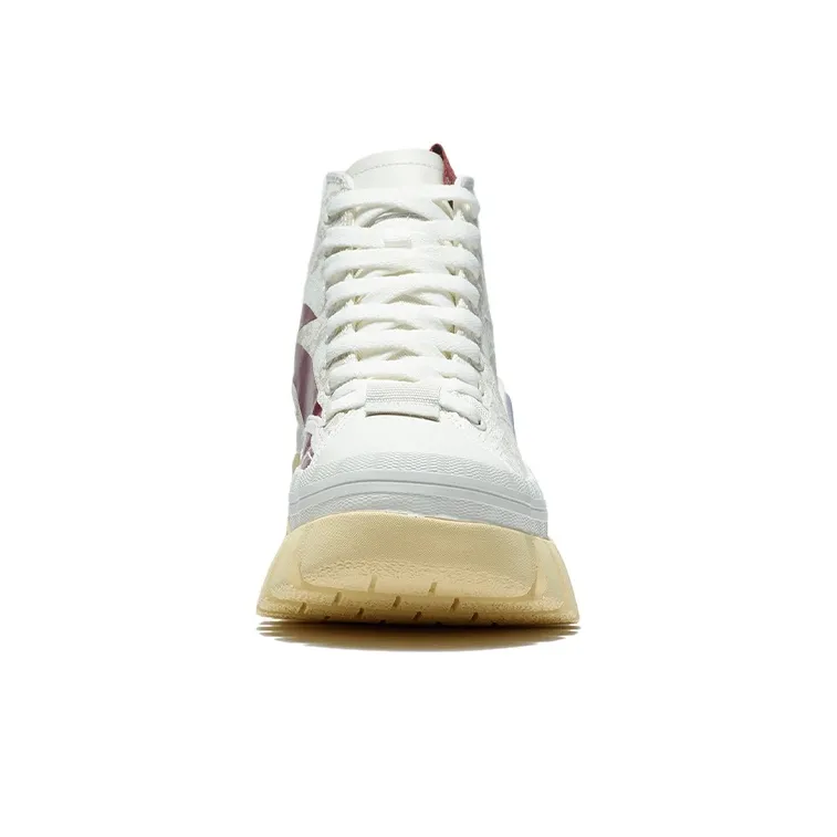 LiNing Wave Casual Shoes Women's High Top Antarctic Gray/Mist White-4