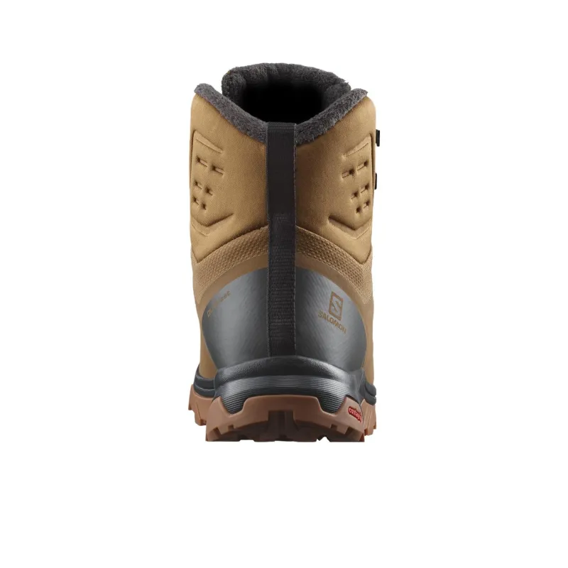 SALOMON Wear resistant And Lightweight High Top Outdoor Shoes Men's Brown-3