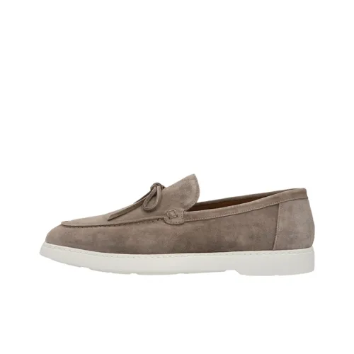 DOUCAL'S Penny-slot Suede Loafers