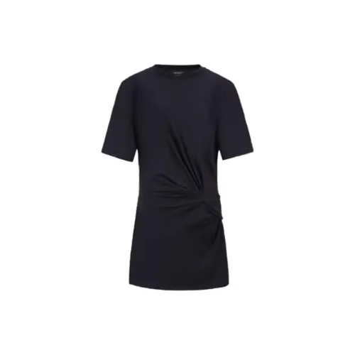 URBAN REVIVO Short-Sleeved Dresses Women's Jet Black