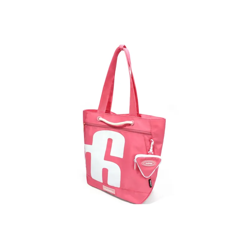 VAOPER Polyester Tote Bag Laptop Bag Shoulder Bag Unisex Black Khaki Pink Blue Green-1