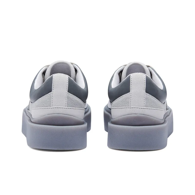 EQLZ EQUALIZER Fault 22 Lo Anti Slip Wear Resistant Low Top Skateboard Shoes Unisex Silver Sand-5