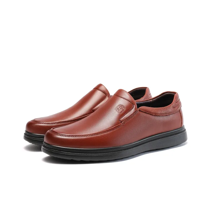 LAORENTOU Men's Casual Shoes Men Low Top Black/Brown-9