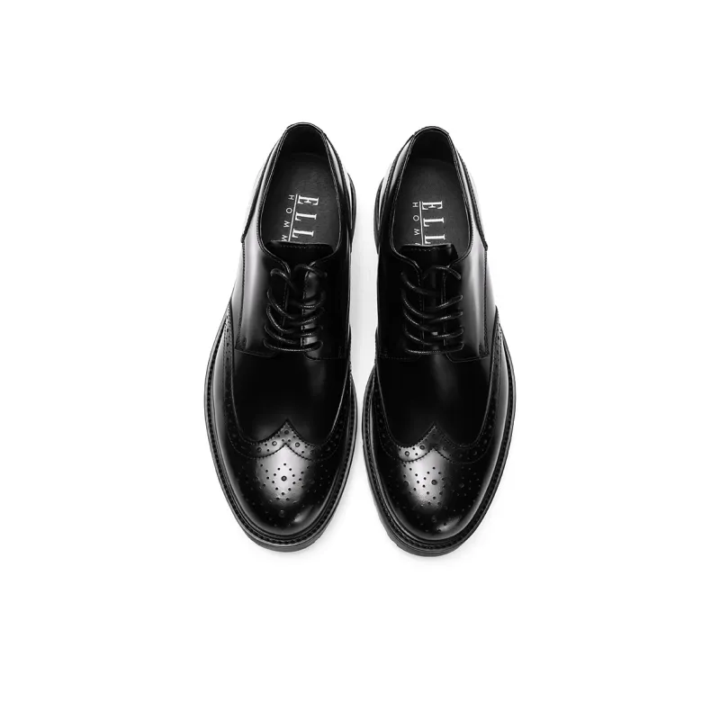 ELLE HOMME Elite Collection Dress Shoes Men's Black-3
