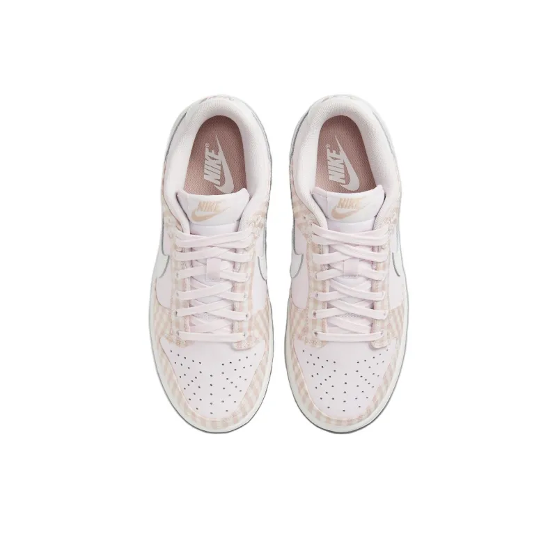 Nike Dunk Low Pearl Pink Gingham Women's-3