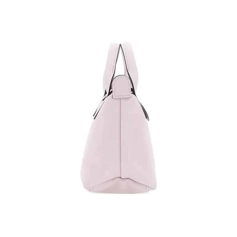 LONGCHAMP Le Pliage Xtra Cow Leather Makeup Bag, One Shoulder Handbag Mini Women's Petal Pink-2