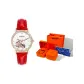 Red Strap White Dial[Exquisite Little Orange Box]
