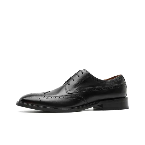 Desai Dress Shoes Men Low-Top Black