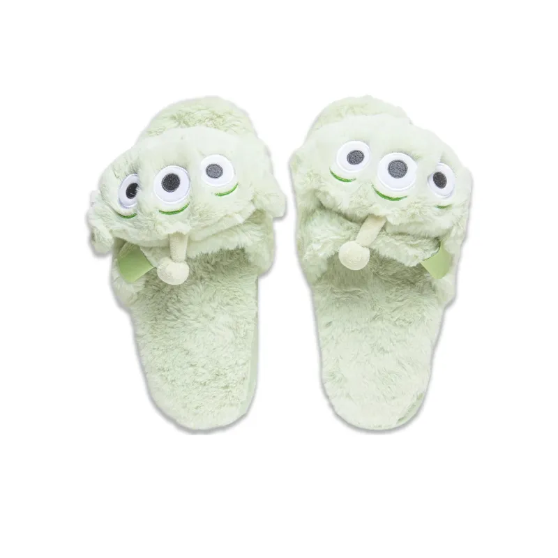 DISHINISANZHIYAN x LiNing Slide Slippers Women's Pale Greenish White Jade Color-3