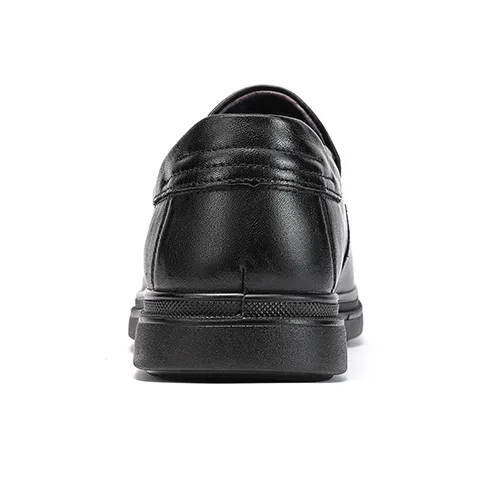 LAORENTOU Men's Casual Shoes Men Low Top Black/Brown-5