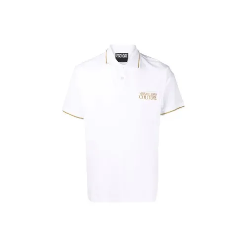 VERSACE JEANS COUTURE Polo Shirts Men White