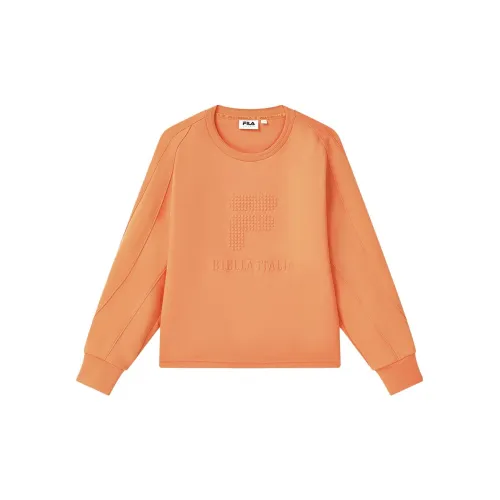 FILA Sweatshirts Women's Spring Orange