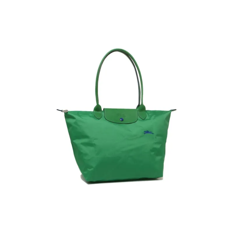 LONGCHAMP Fabric Shopping Bag, Dumpling Bag, Shoulder Bag Women's Cactus Green-2