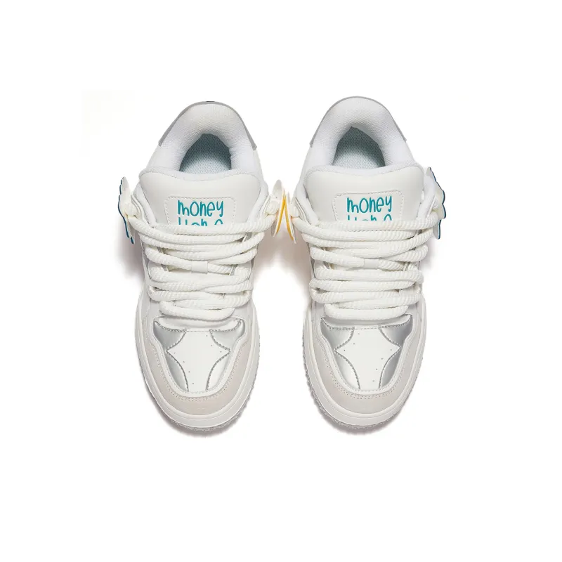 MONEY HOME Wear-Resistant Breathable Slip-Resistant Low-Top Skateboard Shoes Unisex-3