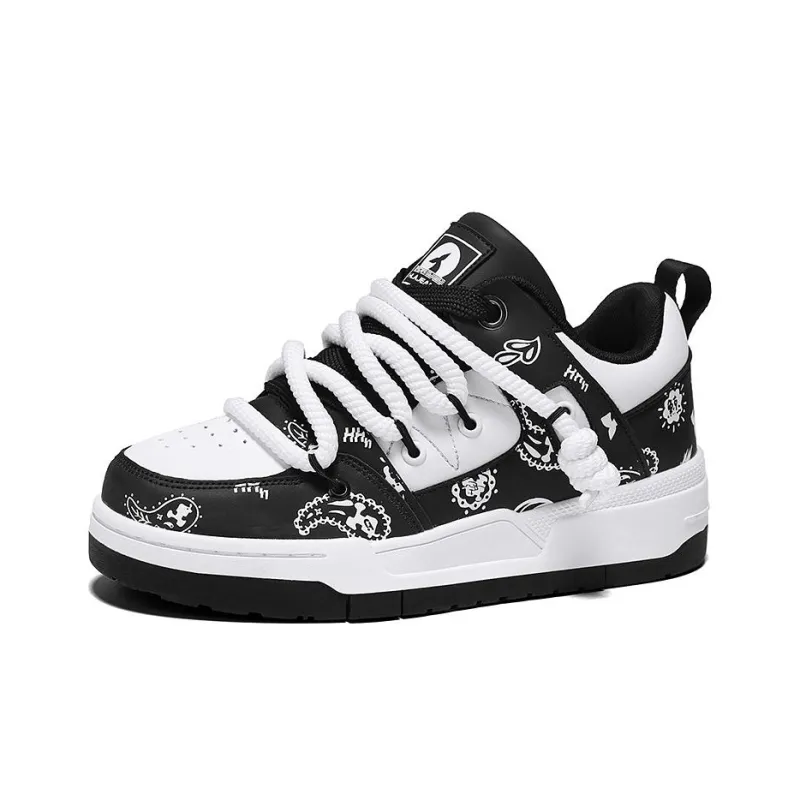 HLA JEANS Slip Resistant Cushioning, Abrasion Resistant, Breathable, Height Increasing Low Top Skateboard Shoes Unisex-8