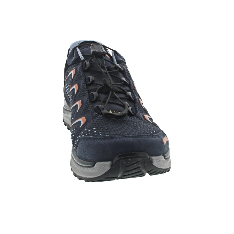 Lowa Maddo Maddox Gtx Lo Ws Abrasion Resistant Low Top Outdoor Shoes Women's Navy Blue-3
