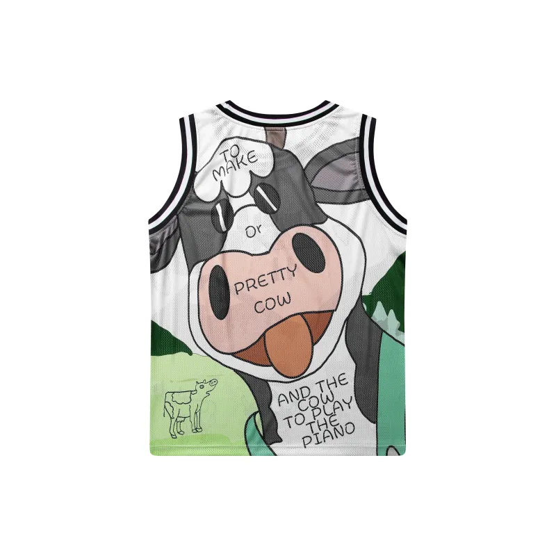 FireMonkey Basketball Jersey Unisex White-1