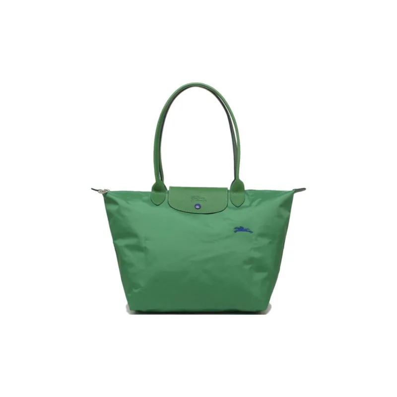 LONGCHAMP Fabric Shopping Bag, Dumpling Bag, Shoulder Bag Women's Cactus Green-0