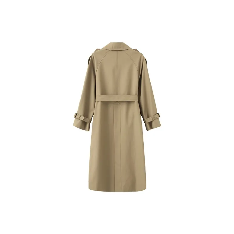 Cubic Trench Coats Women's-1