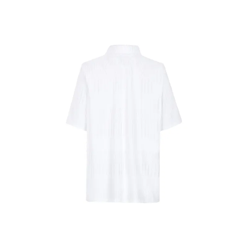 MUKZIN Dense Fan MUKZIN Astrology Series Polo Shirts Women's White-1