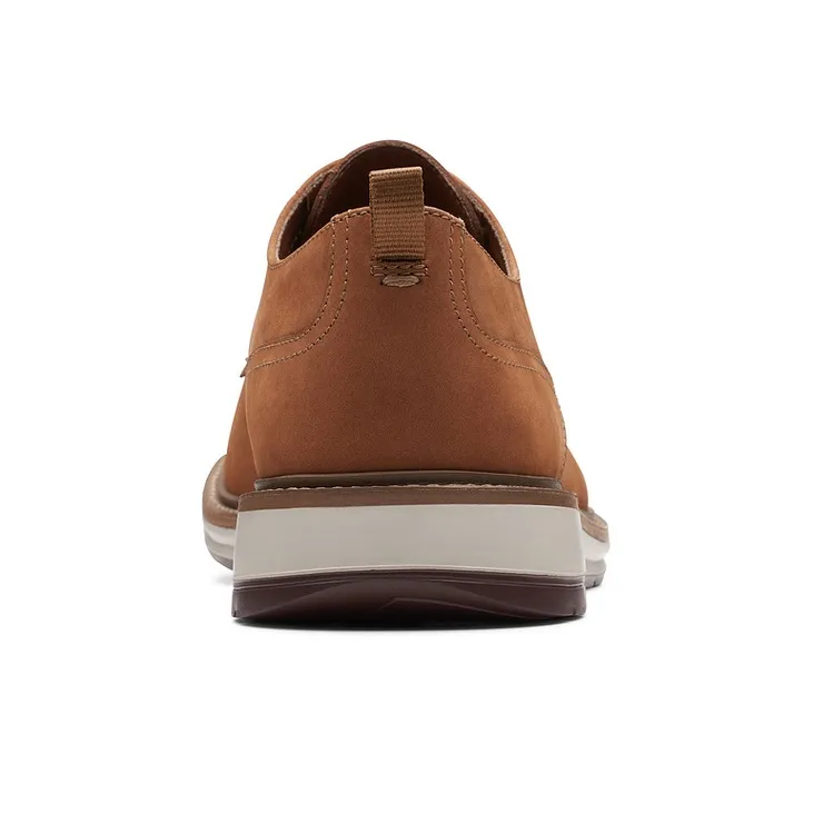 Clarks Casual Leather Shoes Men's Tan-2