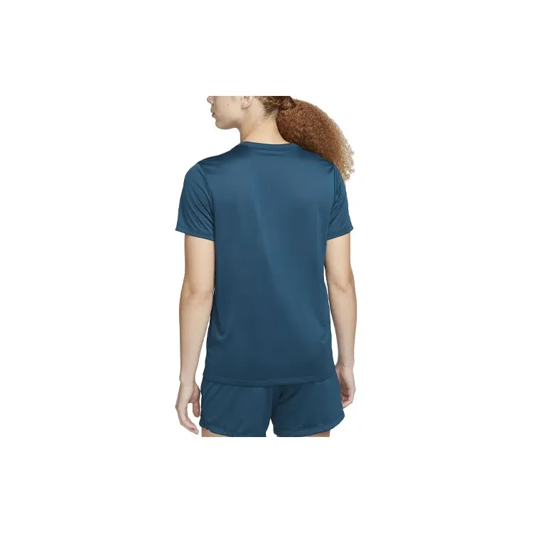 Nike T Shirts Women's Violet Blue-1