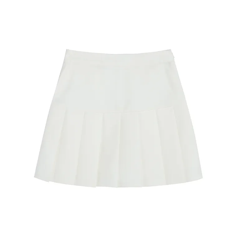 SNBL Casual Short Skirts Women's White-1