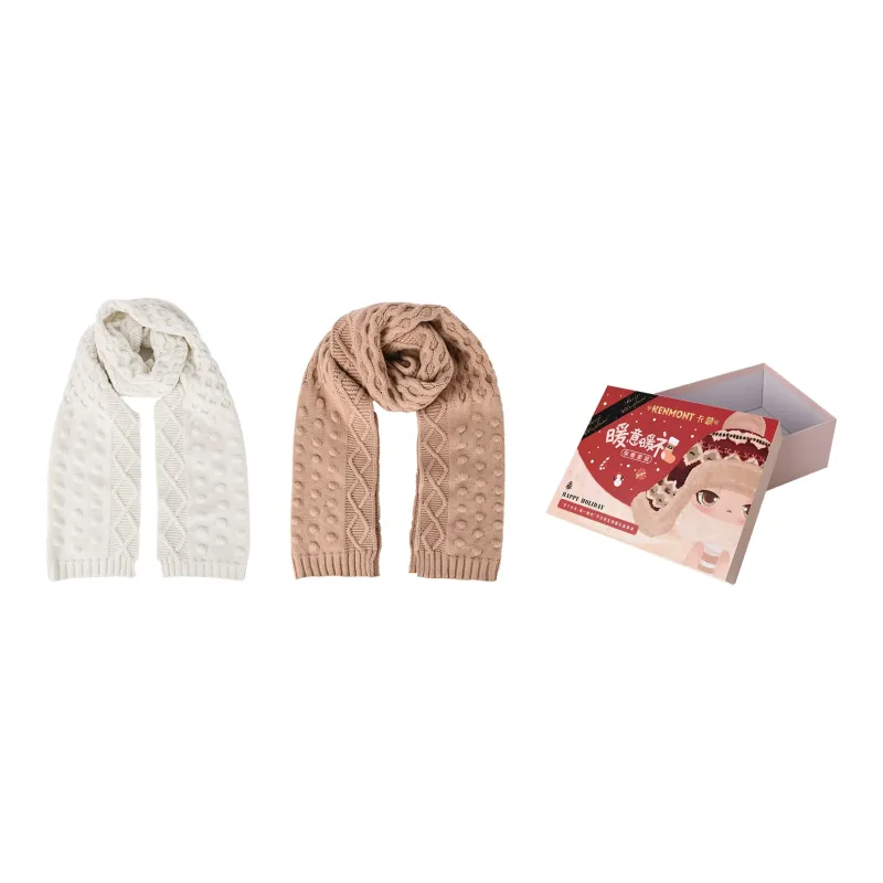 KENMONT Knit Scarves Unisex-13