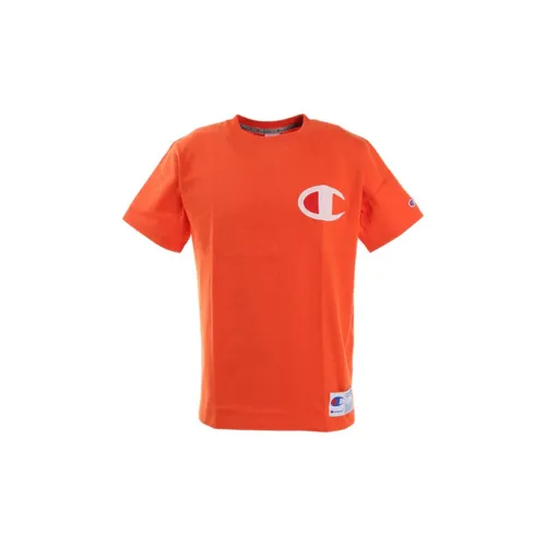 Champion T-Shirts Unisex Orange Red