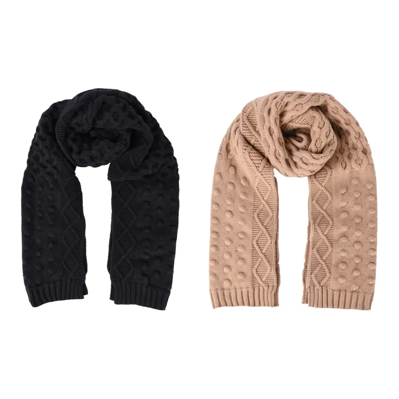 KENMONT Knit Scarves Unisex-6
