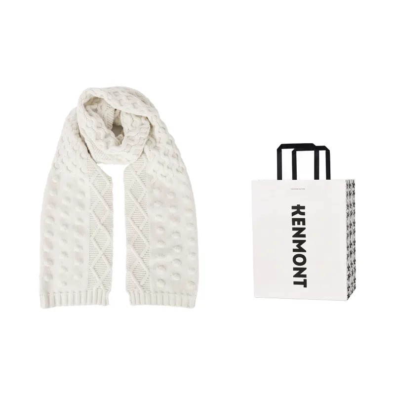 KENMONT Knit Scarves Unisex-4