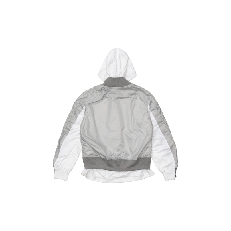 Nike X Sacai Layered Bomber Jacket - POIZON