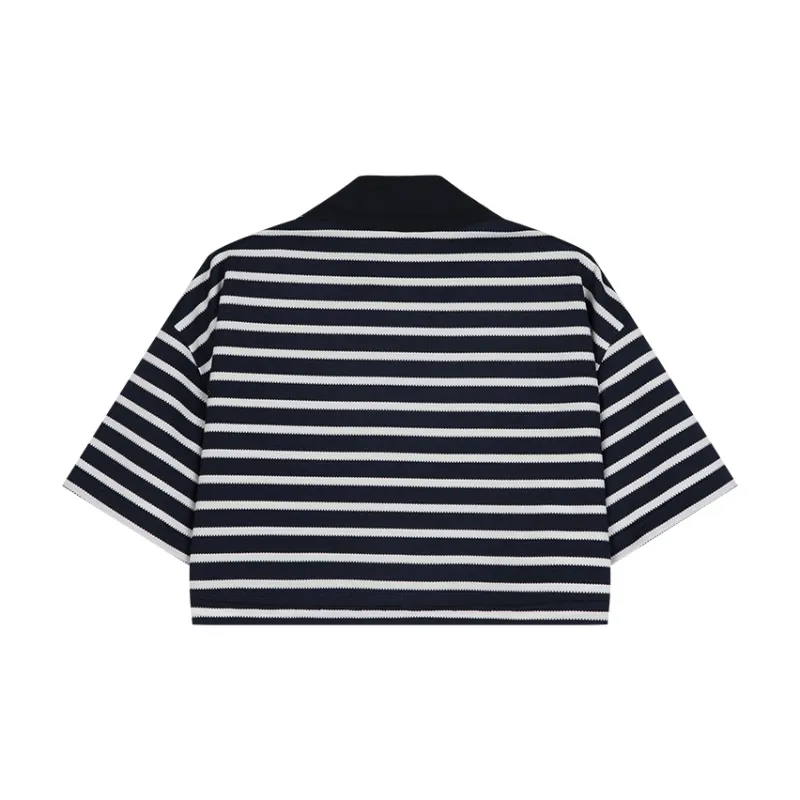 UOOYAA Crop Tops Women's Stripes-1