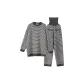 Women's Umber Gray Wheat White Stripes