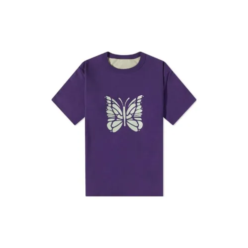 Needles T-Shirts Men Purple